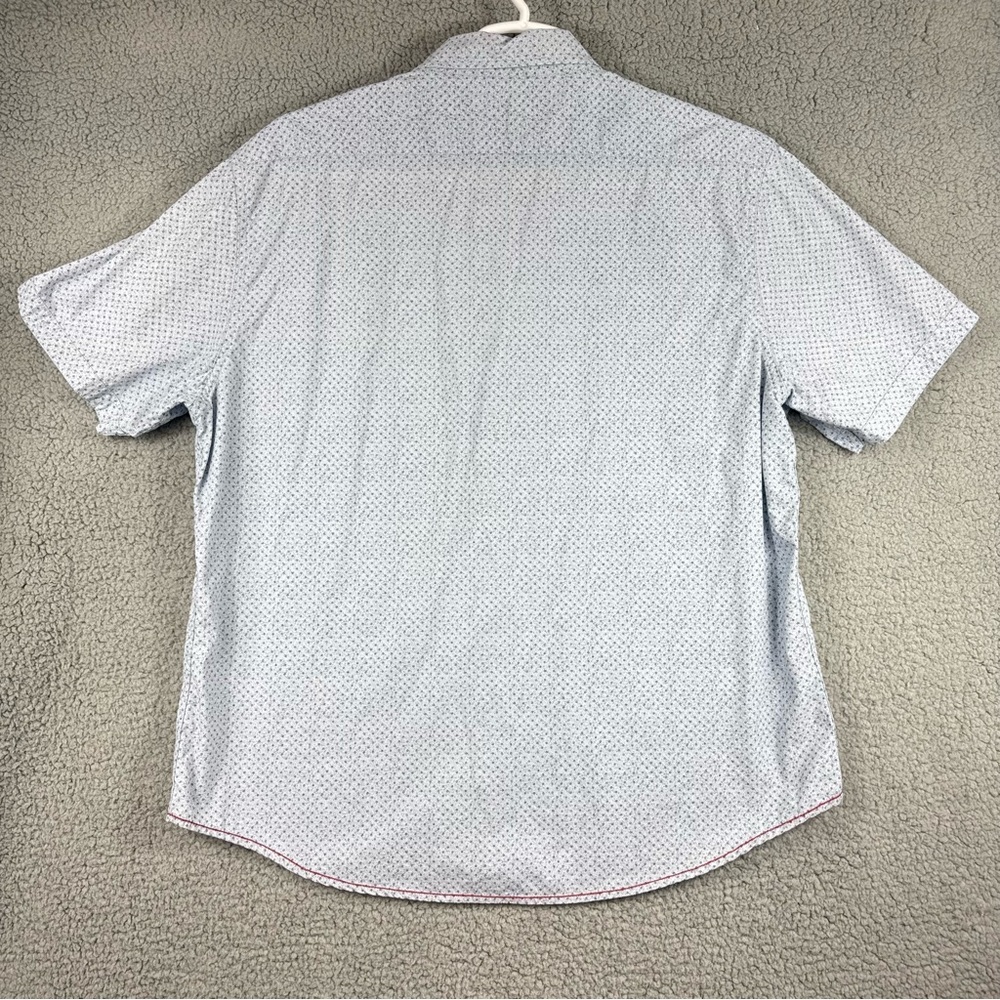 Burnside Light Blue Geometric Button Down Shirt - image 4